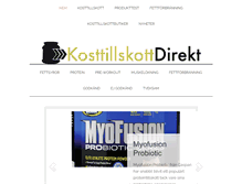 Tablet Screenshot of kosttillskottdirekt.se